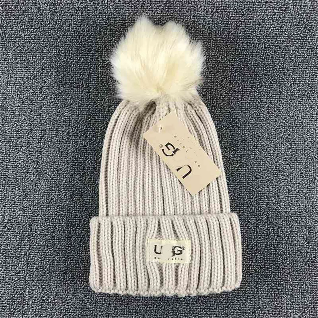 Cappello lavorato a maglia popolare di nuova moda Cappellino a cuffia di lusso invernale unisex in misto lana G-16