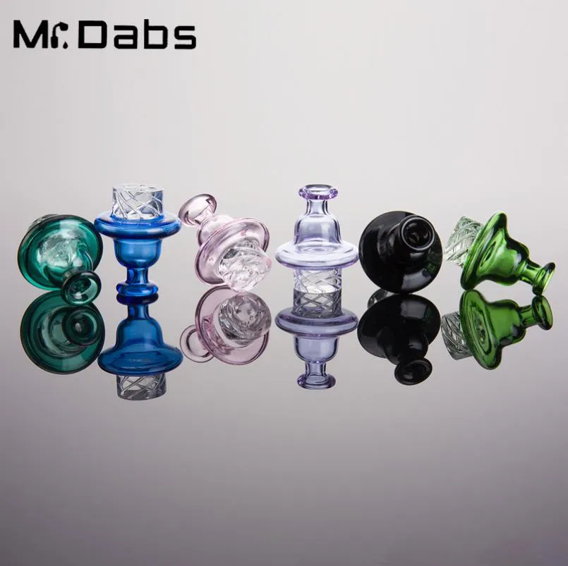 Cyclone Riptide CARB CAP DOME Rökningstillbehör med snurrande lufthål för 25 mm Terp Pearl Quartz Banger Nail Bubbler ENAI DAB R2701833