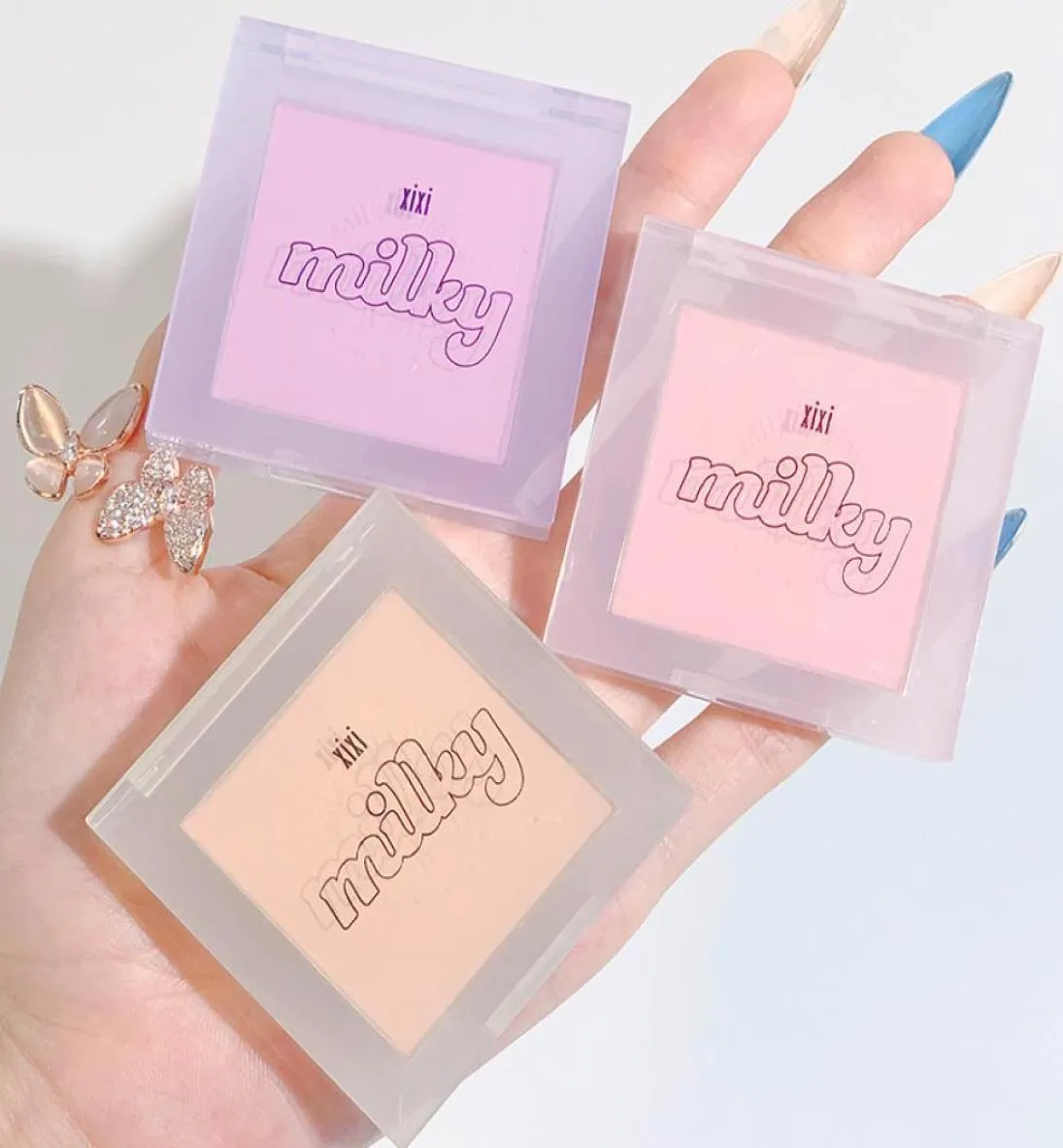 Xixi Milk Galaxy Pink Blush Shimmer Matte Korean Makeup Face Contour Palette Peach Blush Maquillaje Coreano6364738