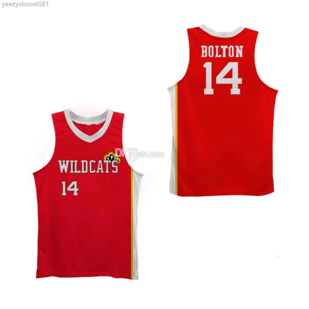 NBA # 14 Zac Efron Troy Bolton East High School Wildcats Jersey De ...