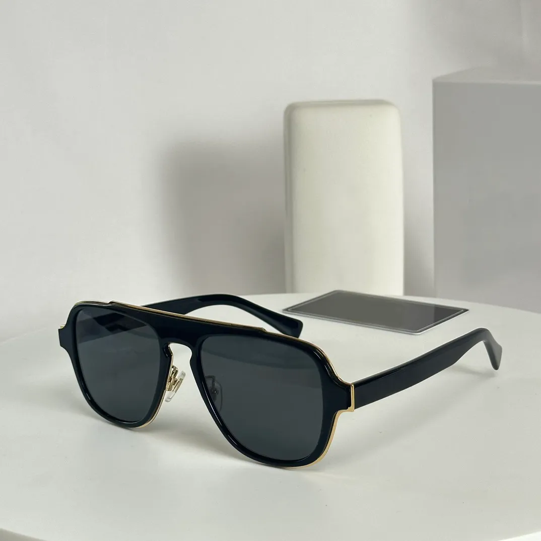Man Pilot Okulary przeciwsłoneczne Czarne soczewki metalowa rama 2199 Kobiety Summer Sunnies Gafas de Sol Designers Okulary przeciwsłoneczne Occhialia da sole uv400 okulary