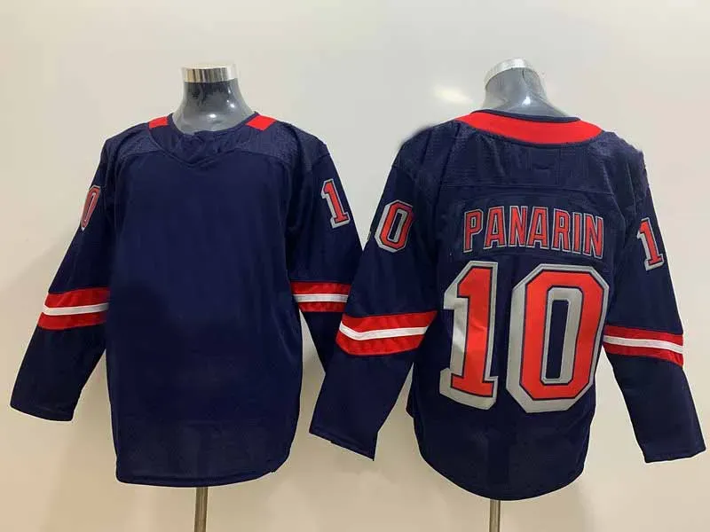 Artemi Panarin NY Hockey Jerseys Patrick Kane Alexis Lafreniere Adam Fox Igor Shesterkin Vincent Trocheck Chris Kreider Mika Zibanejad Chris Kreider Jacob Trouba