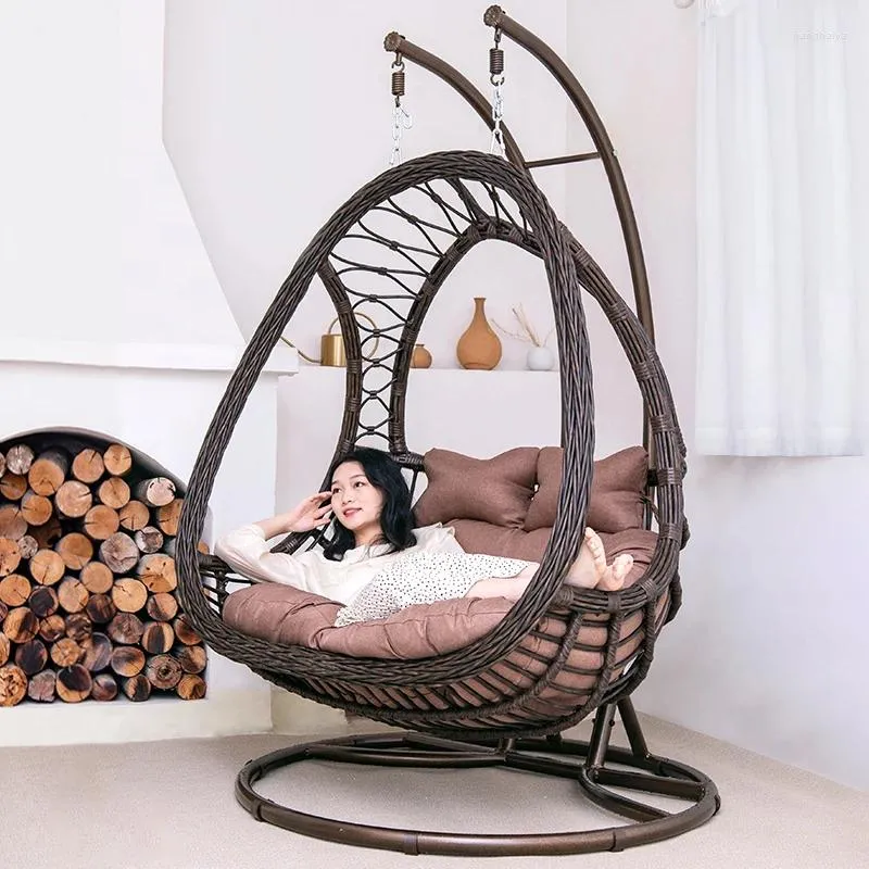 Camp Furniture Adults Lazy Hanging Chair Vintage Balcony Outdoor Garden Swing Room Chaise Suspendue Sitting