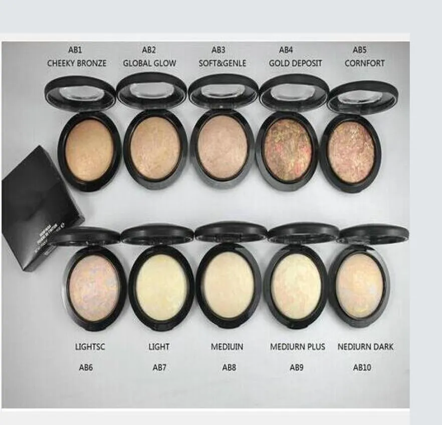 2018 nova maquiagem de alta qualidade MINERALIZAR SKINFINISH POUDRE DE FINITION 10G 10 cores diferentes5pcslot4258920