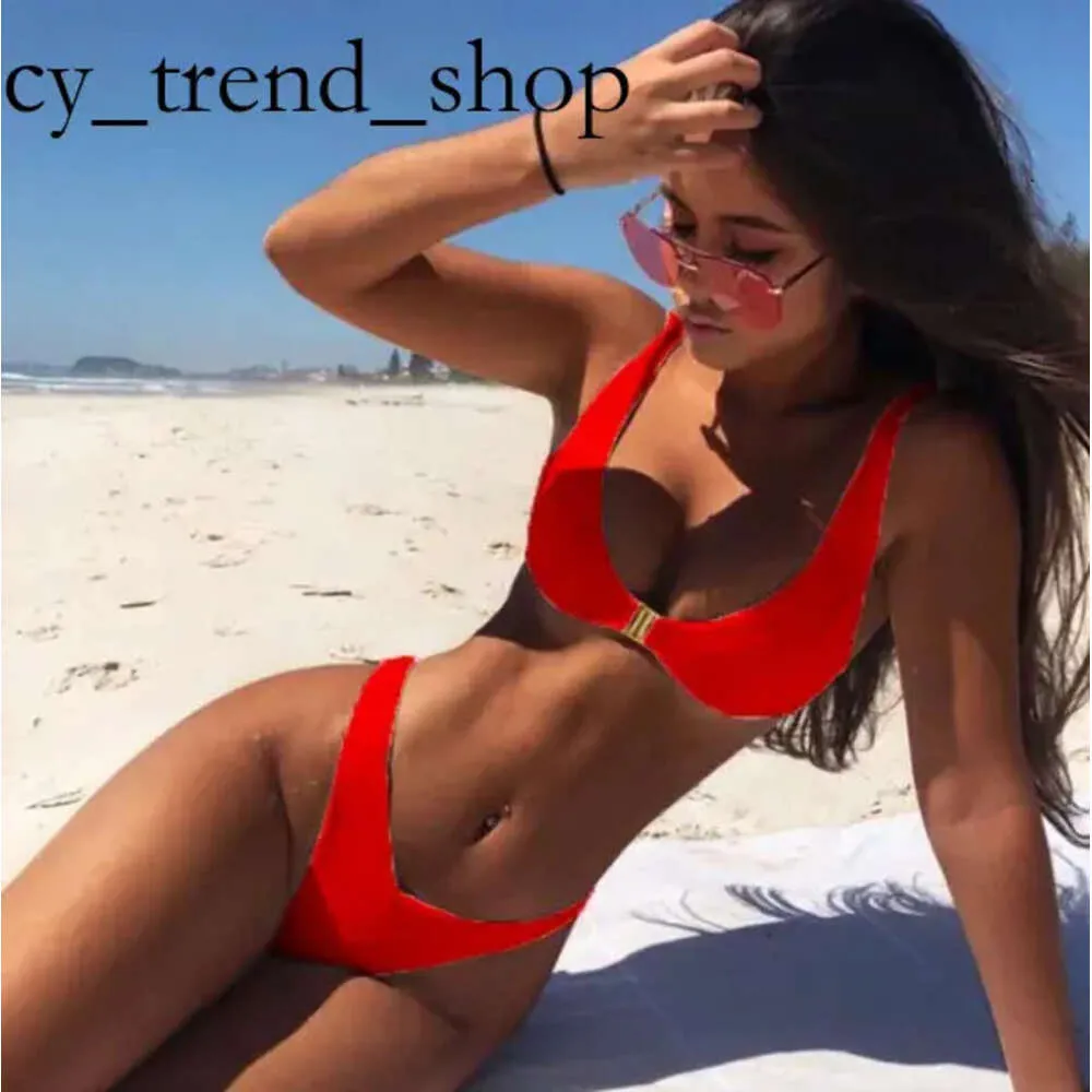 Fashionable Bikini Set With Golden Buckles Women's Bur Swimwear Erotic High Quality Designer Swimwear Undefined Suit Cosplay Clothing 66