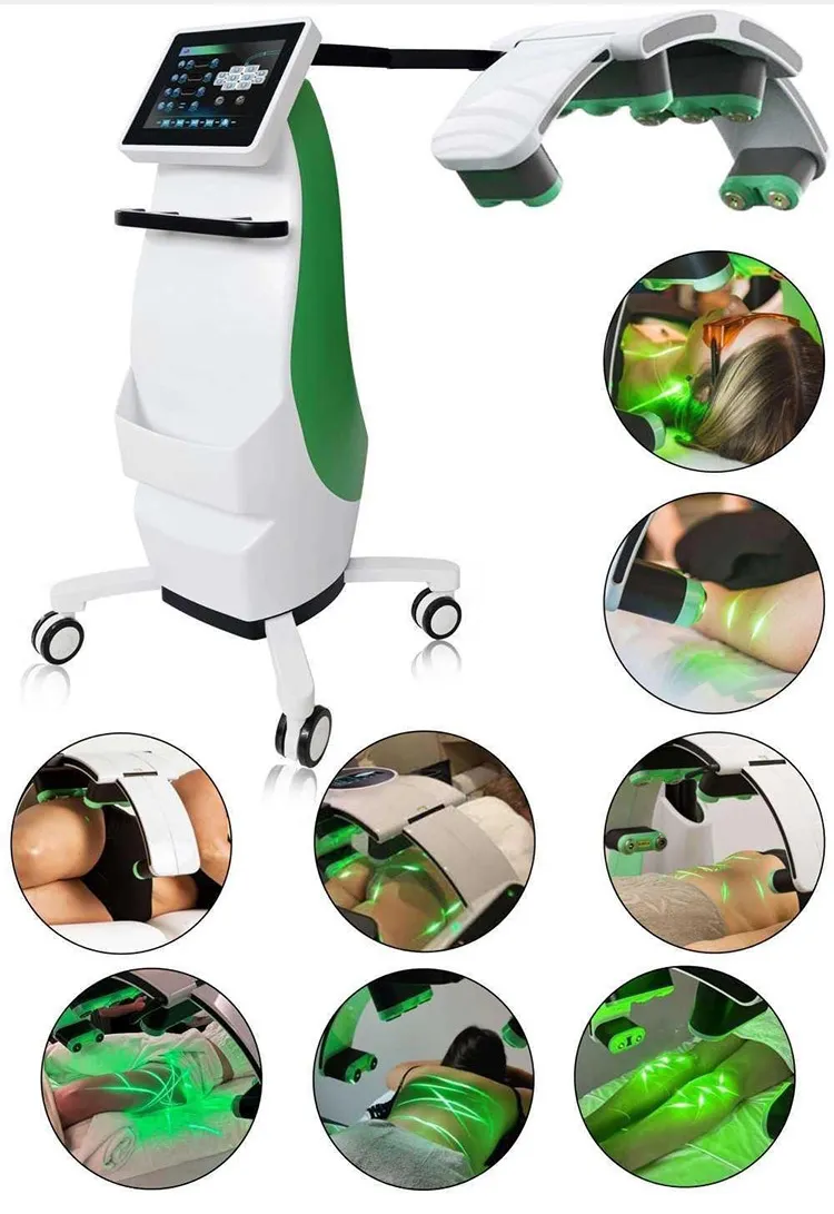 Non-invasive 10d Rotating Emerald Laser Fat Remover Body Slimming Machine 10 Heads Diode 532nm Green Light Laser Cellulite Removal Cold Laser Machine Non-invasive 10d cold laser fat remove machine green light - Honkay laser fat removal,lipo laser fat removal,laser lipo fat loss,lipo laser,lipo laser machine