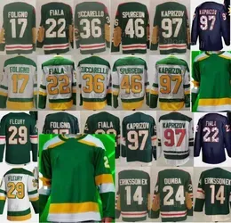 Hot Reverse Retro Hockey Kirill Kaprizov Jerseys 29 Marc-Andre Fleury Jared Spurgeon Marcus Foligno Kevin Fiala Mats Zuccarello Matt Dumba Joel````Shirthot