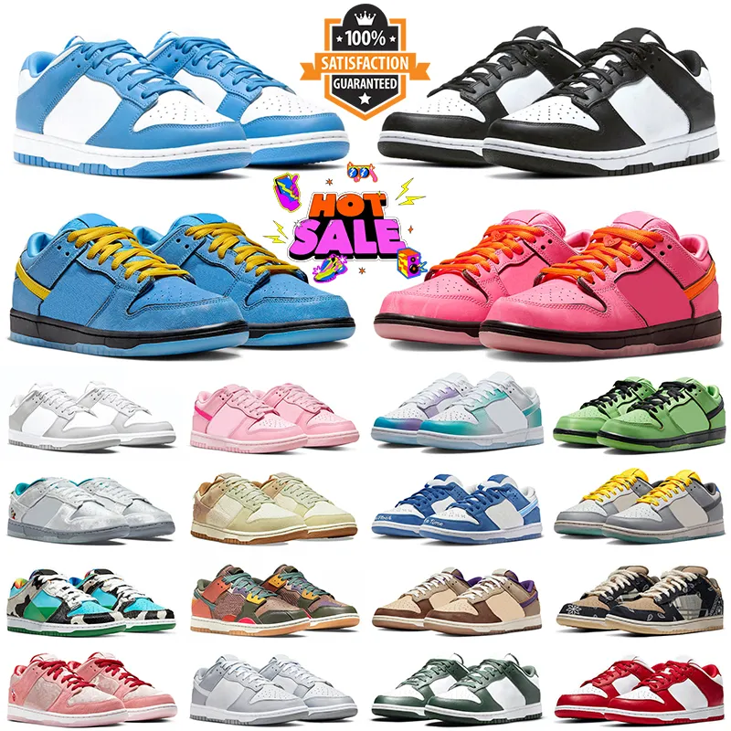 Spedizione gratuita 2024 Panda Scarpe casual basse Triple Pink Blossom Bubbles Ranuncolo Sblocca il tuo spazio Scarti Grigio Bianco UNC Bassi Sport Uomo Donna Scarpe da ginnastica Sneakers