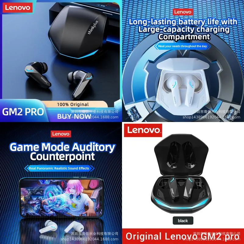 Telefone celular dispositivo bluetooth len gm2pro fone de ouvido para jogos sem fio tra-baixa latência longa vida comendo frango escuta localização drop delive otr1e