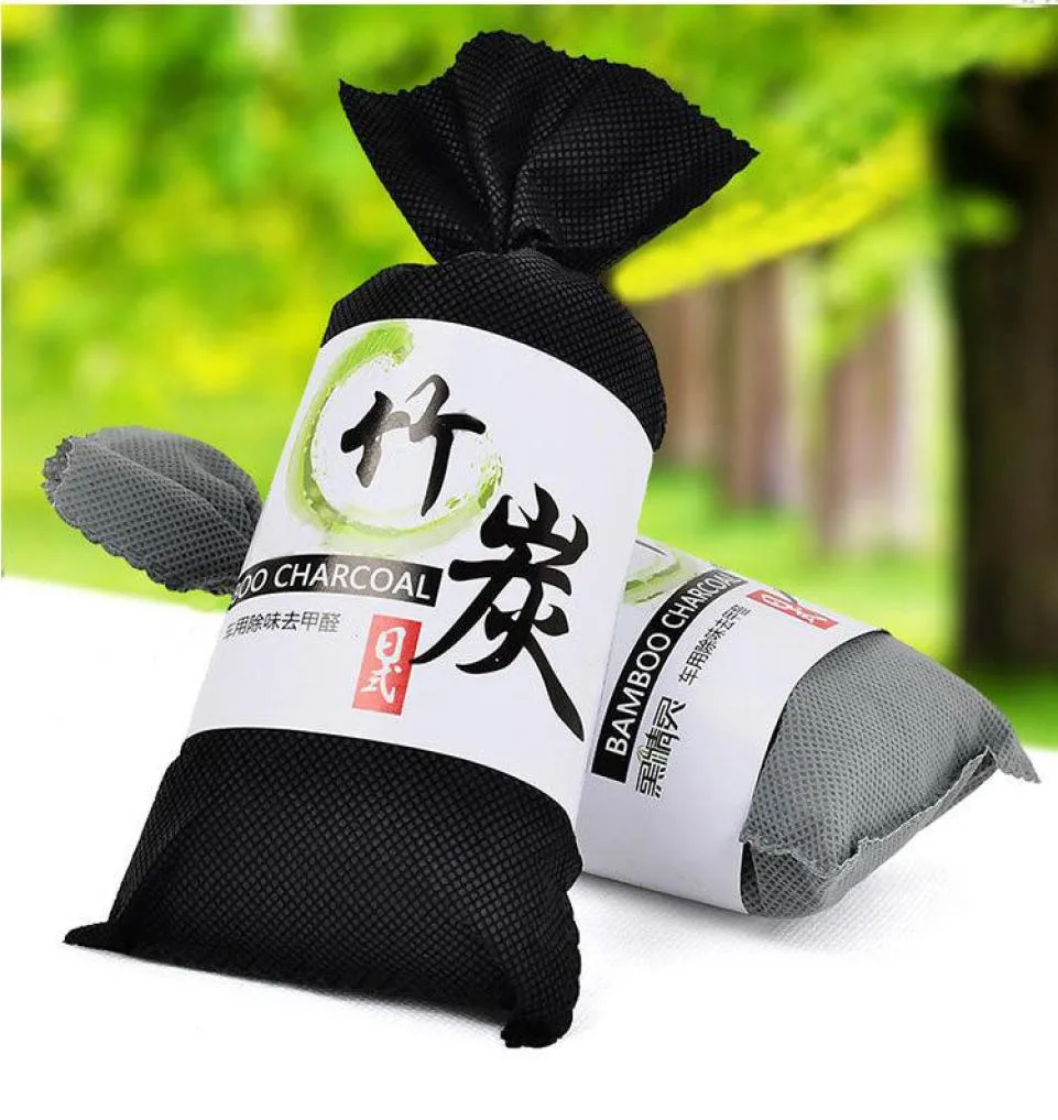 Bamboo Charcoal Sachet Car Air Freshener Air Filter Anti microbial Deodorant Odor Absorber Bag 100G Of Bamboo Activated Carbon I5586100