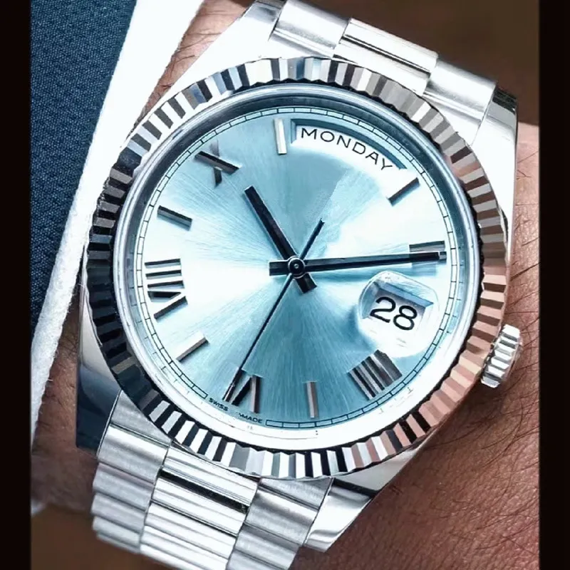 Men Rotating Outer Ring Mechanical Watches Waterproof Automatic Auto Date Luminous Watch