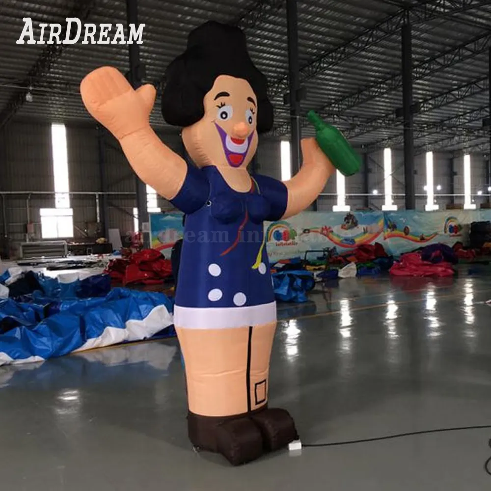 wholesale Commercial Netherland inflatable sarah old man woman advertising Holland inflatables cartoon characters