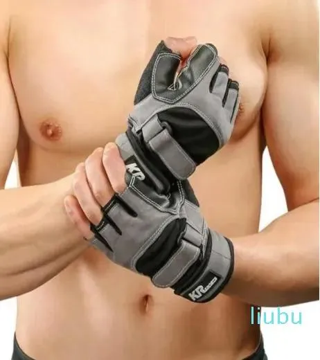 Gloves Half Finger Weight Lifting Gloves Men Women Sports Fitness Workout Exercise Training Dumbells Wrist Support Weightlifting