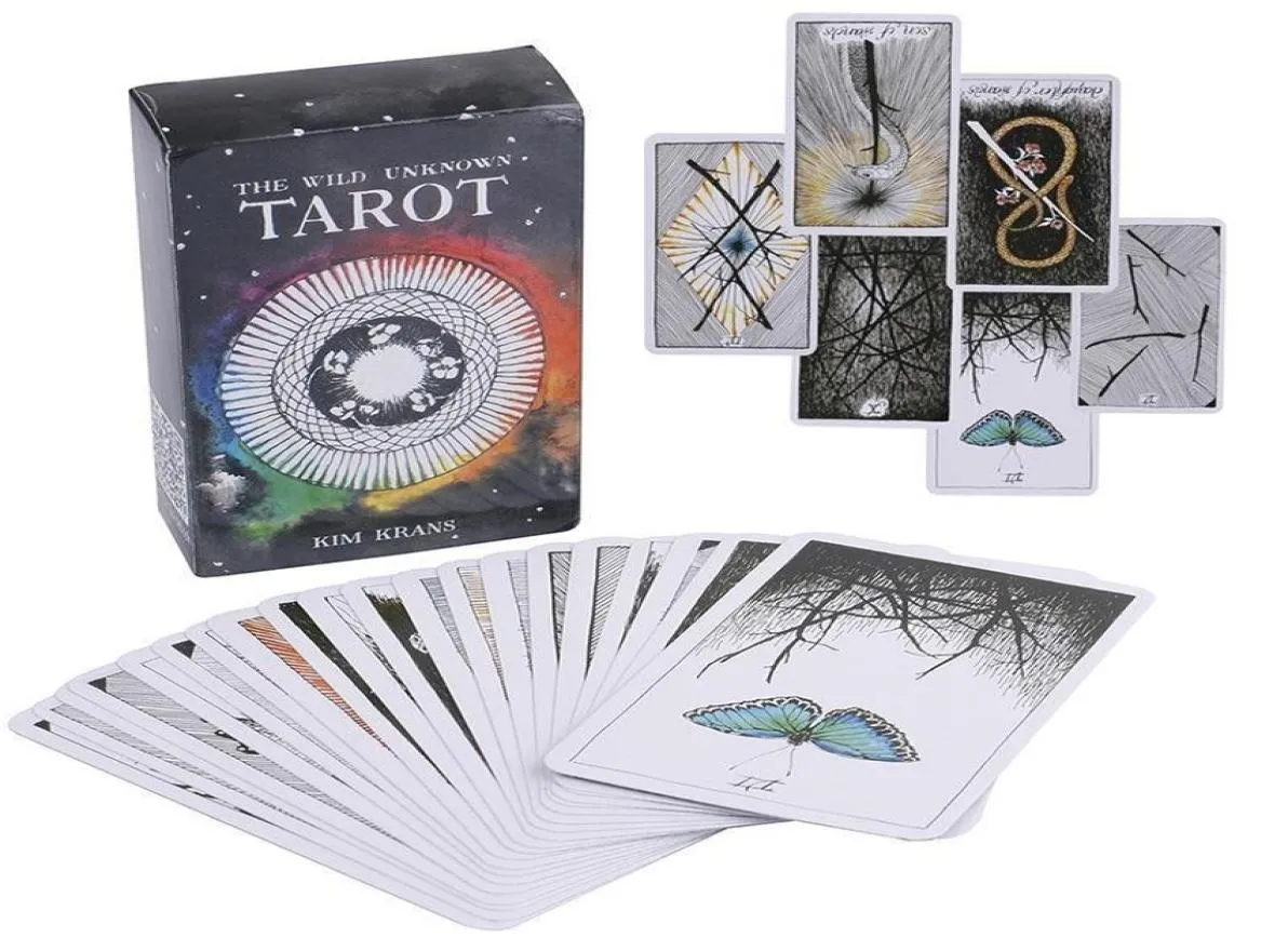 Game Tarot 16 Stijlen Tarots Witch Rider Smith Waite Shadowscapes Wild Board Kaarten Kleurrijke Doos Engels Versie5102926