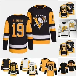 #87 Sidney Crosby Reverse Retro hockey jersey #65 Erik Karlsson #58 Kris Letang #19 Reilly Smith Evgeni Malkin Jeff Carter Bryan Rust Tristan Jarry Rickard Rakell