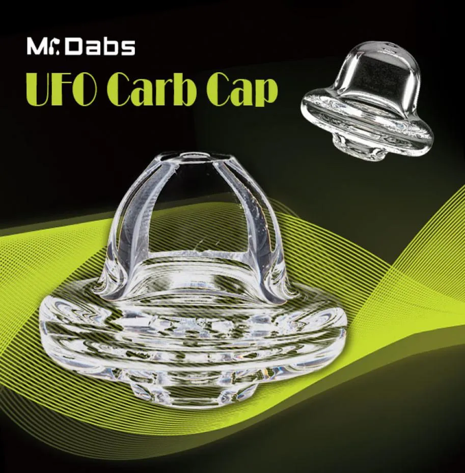 UFO Quartz Carb Cap Smoking Accessories with One Hole on Top for 2mm or 3mm Thickness Quartz Banger Nail3109638
