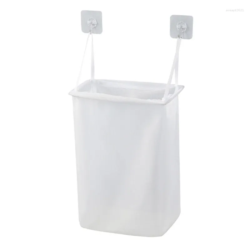 Laundry Bags Wall Mounted Basket Hanging Organization Bedroom Dormitory Window Dropship