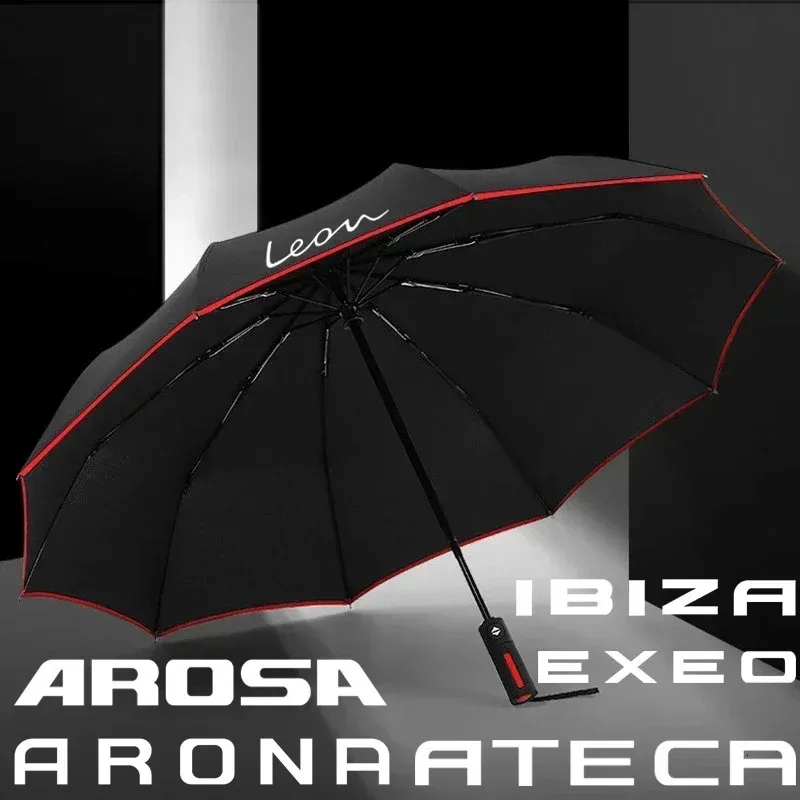 Car Automatic Folding WindProof Sunshade傘のシートFR IBIZA LEON ARONA ATECA AROSA AROSA AROSA EXEO TELLEO ALHAMBRA AUTOアクセサリー240109