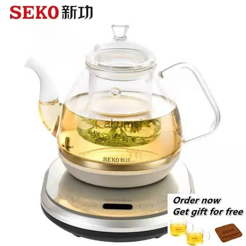 전기 주전자 Seko N29 Tea Maker 220V 전기 주전자 High Borosilicate 유리 케틀 YQ240109