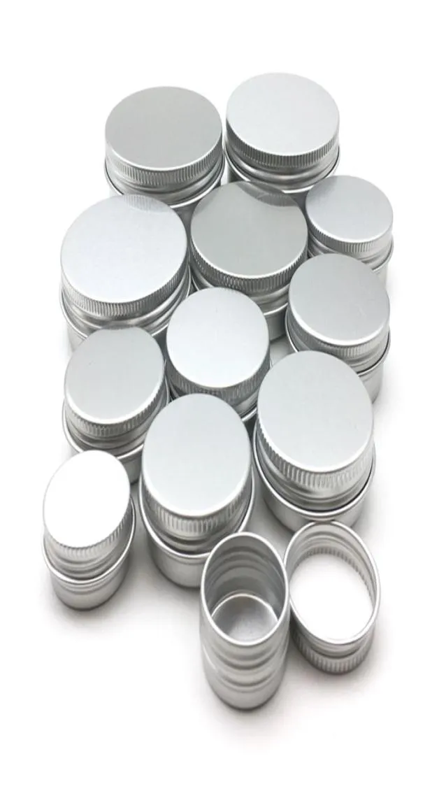 アルミニウムジャー缶20ml 3920mmネジトップラウンドアルミニウム缶缶メタルストレージジャーコンテナリップバーム用ネジキャップ付き容器cont5789456