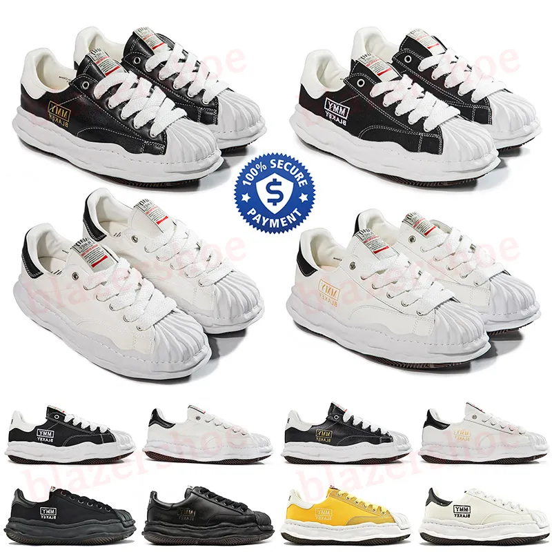 Marchio di lusso Maison Mihara Yashiro Designer MMY OG Mocassini con piattaforma uomo donna scarpe da ginnastica Nero Bianco Verde Pelle Tela Scarpe casual di alta qualità mason Athletic