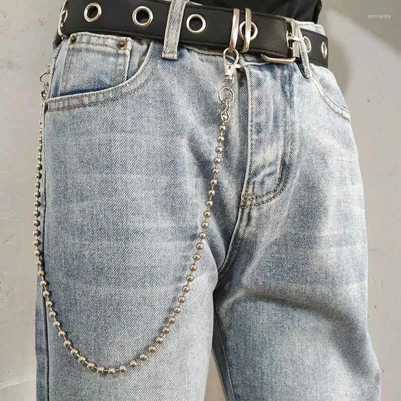 Sleutelhangers Punk Mannen Portemonnee Riem Keten Bal Metalen Broek Voor Jeans Broek Mode-sieraden Unisex