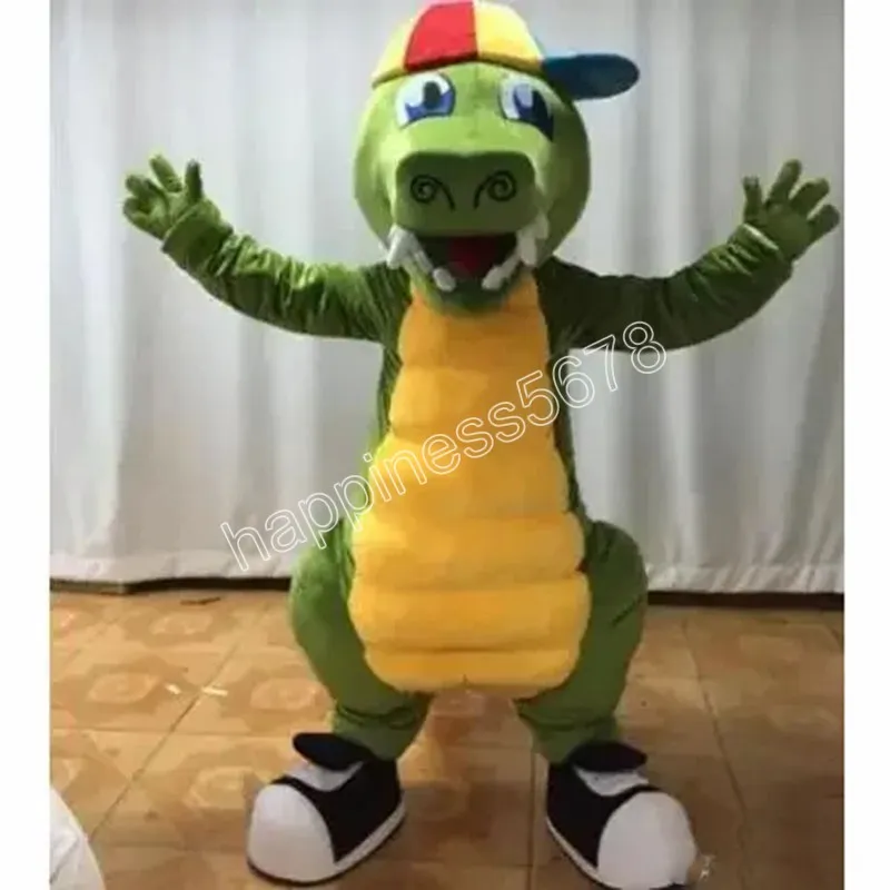 Formato adulto Simpatico drago mascotte costumi personaggio dei cartoni animati vestito vestito di carnevale adulti taglia Halloween festa di Natale abiti di carnevale