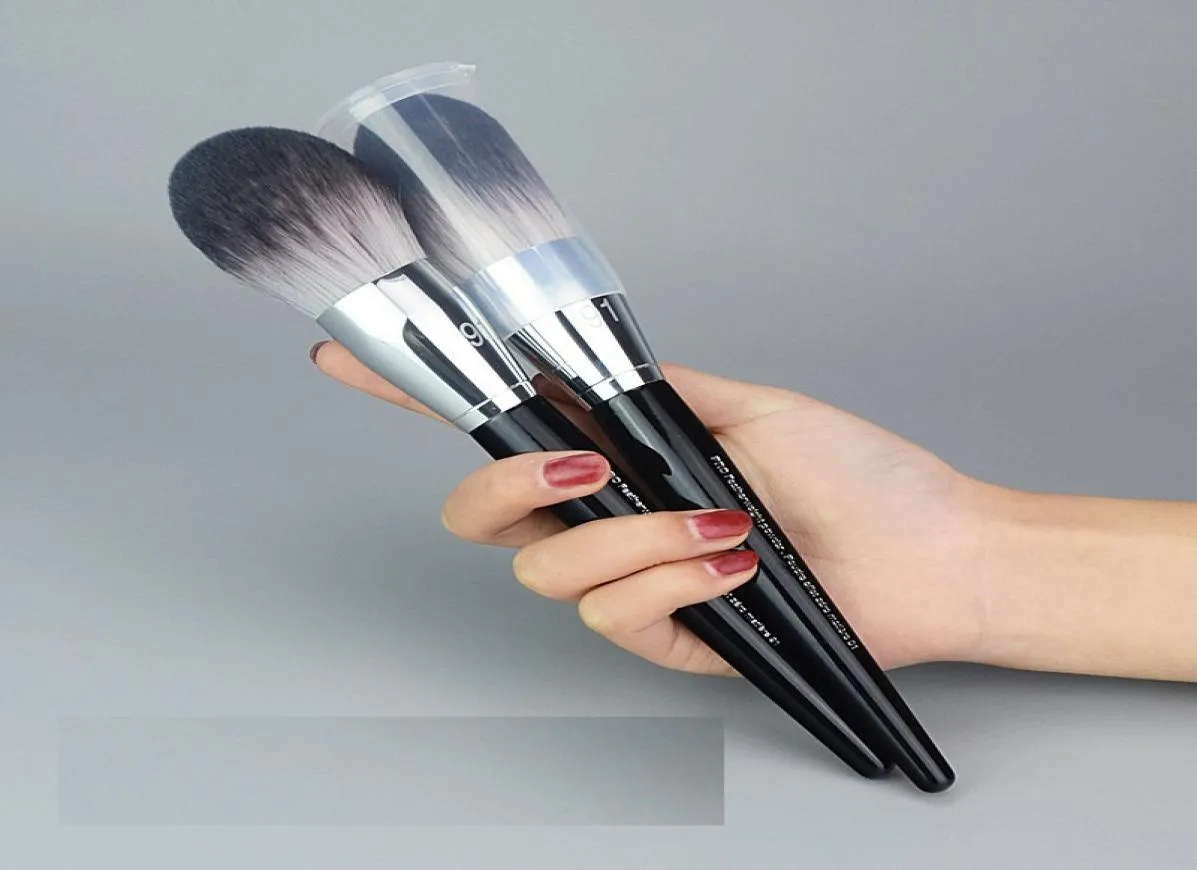 Pro Featherweight Powder Brush 91 Mjukt hår stort pulverblender Body Foundation Brush Beauty Makeup Brush Blender4168753