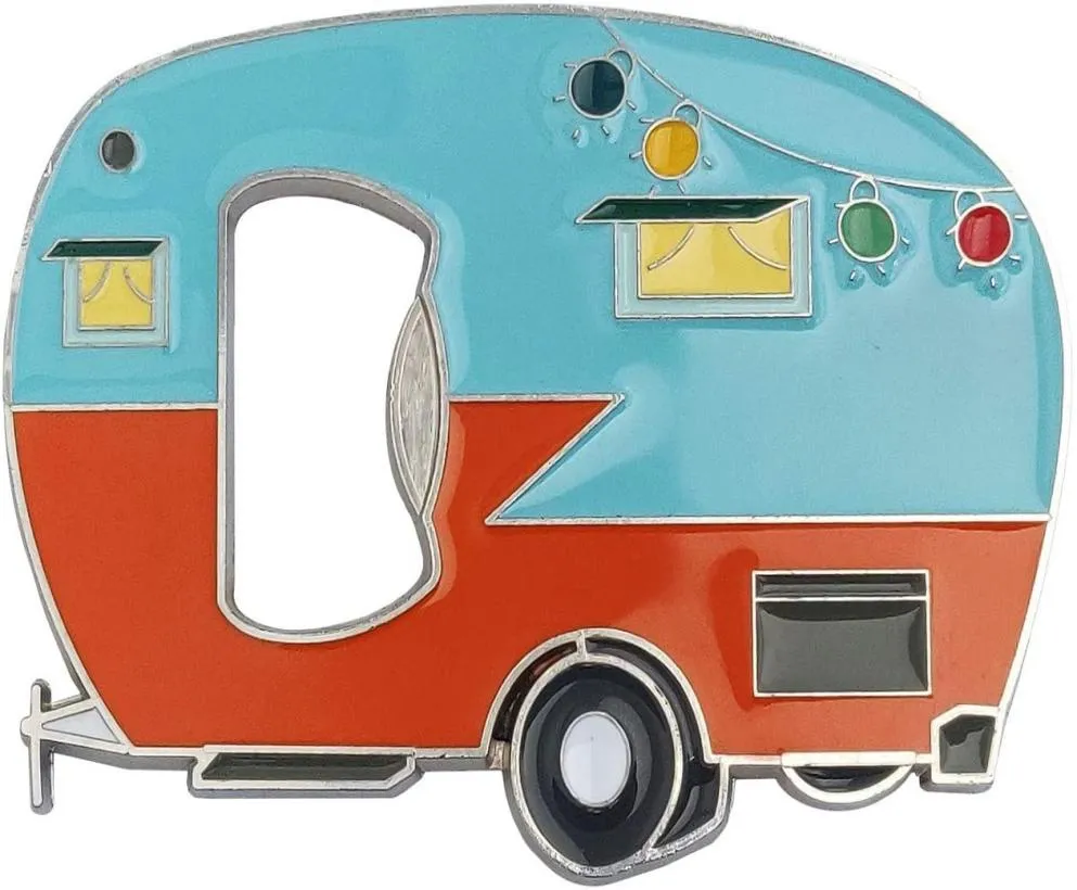 Flaschenöffner magnetisch mit Aufkleber für Kühlschrankmagnete, Wohnmobil-Flaschenöffner, Geschenkidee für Camper-Liebhaber, coole Gadgets für den Außenbereich, Pic4543478