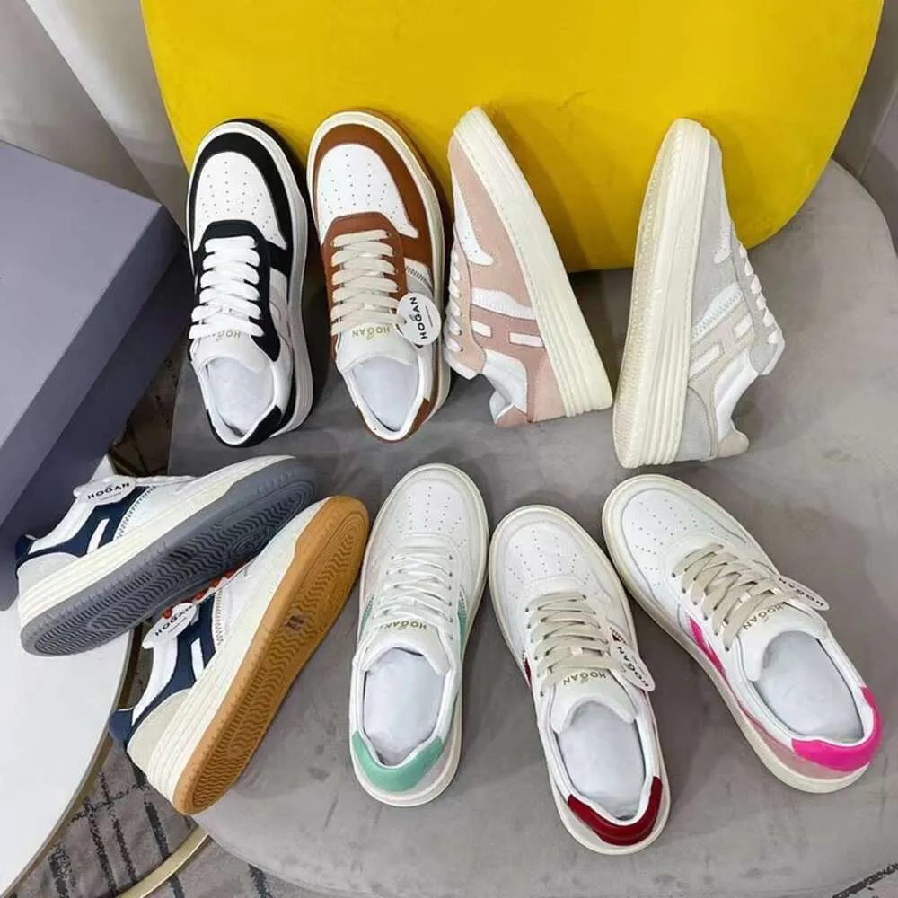 HOGAN 送料無料 VIP価格 ペレのスニーカーH630 DHgate.com:Mens Calfskin and Suede Leather Casual Sneakers