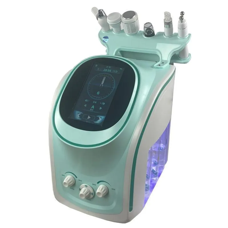 Innovative product 2020 skin care beauty machine 6 in 1 H2O2 hydrogen oxygen small bubble machine