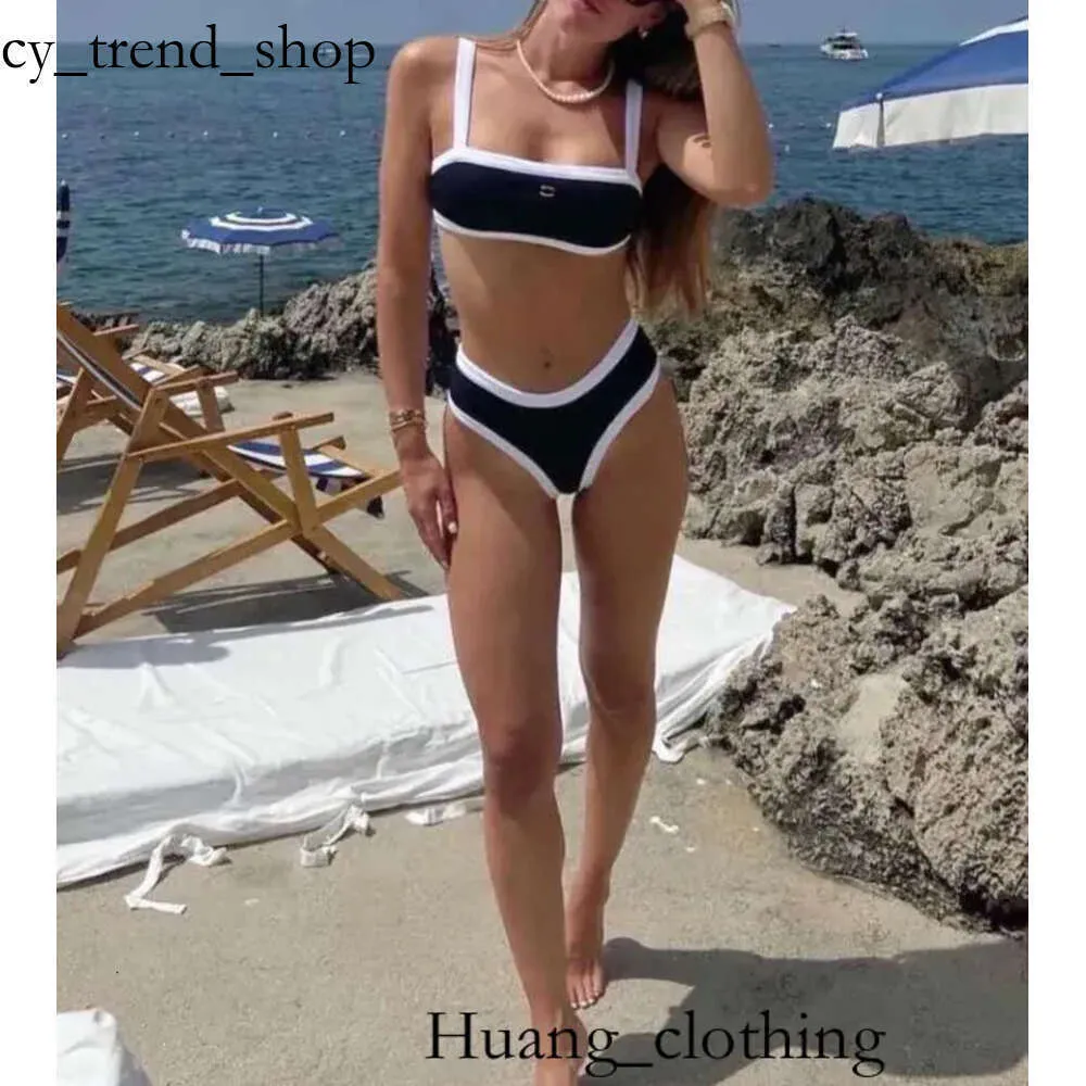 Summer Beach Sunshine Women Women's Swimsuit Designer Vice-end Luxury Bikini C Letter Diamond Sitching Sexy One Swimsuit 39