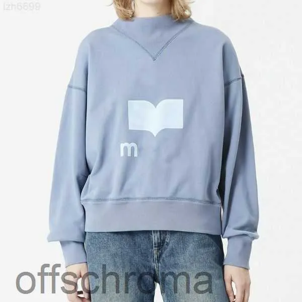 Bluza Isabel Pullover Marant Designer Flocking Print Half High Collar Long Rleeve for Women Fashion Hoodies FCGH L9OY ROR9