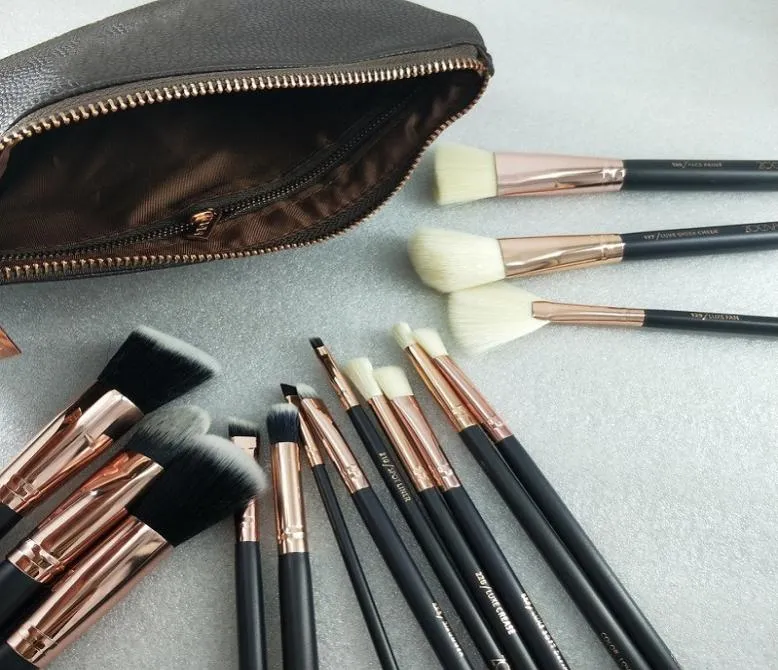 Brush 15pcsSet Professional Makeup Brush Set Eyeshadow Eyeliner Blending Pencil Cosmetics Tools With Bag blush eyebrow6894963