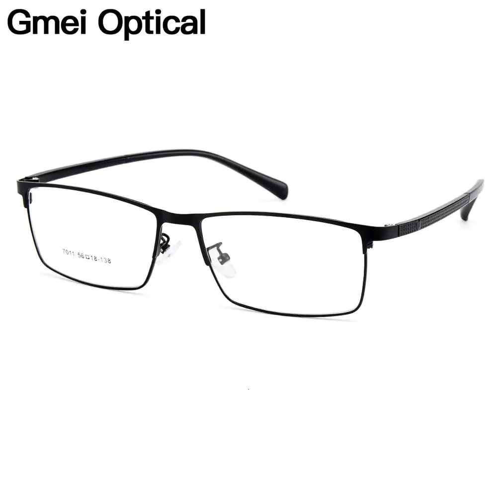 GMEI Optical Men Ald Okulasy okulary do okularów elastyczne świątynie nogi ip galwaniczne okulary Y7011 240109