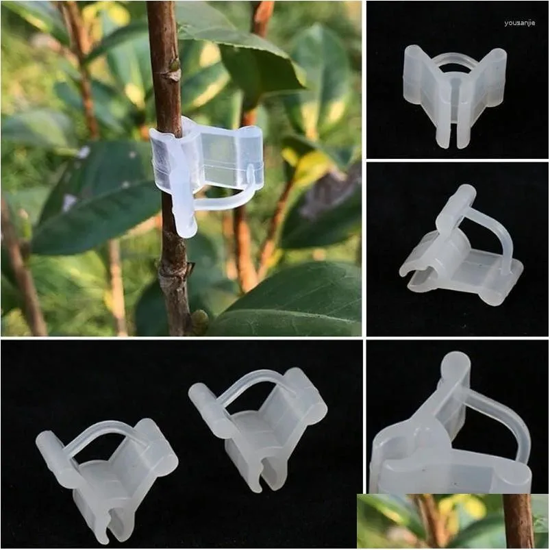 Autres fournitures de jardin Clips de support de tige de plante Pinces de vigne Attaches de greffe de treillis de tomate 50 pièces Livraison directe Accueil Pat Dhvjr