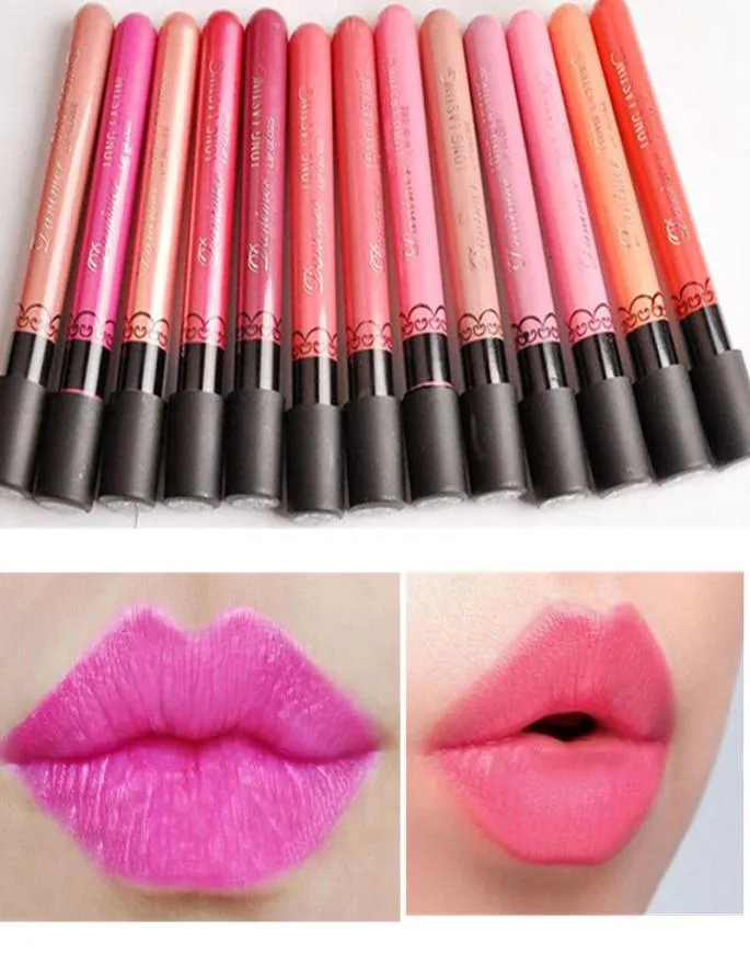 Whole1pc 2538Color Lip Gloss långvarig matt färg Vattentät lipglans kvinnlig fukt Sexig smink Gloss LIG1025042749