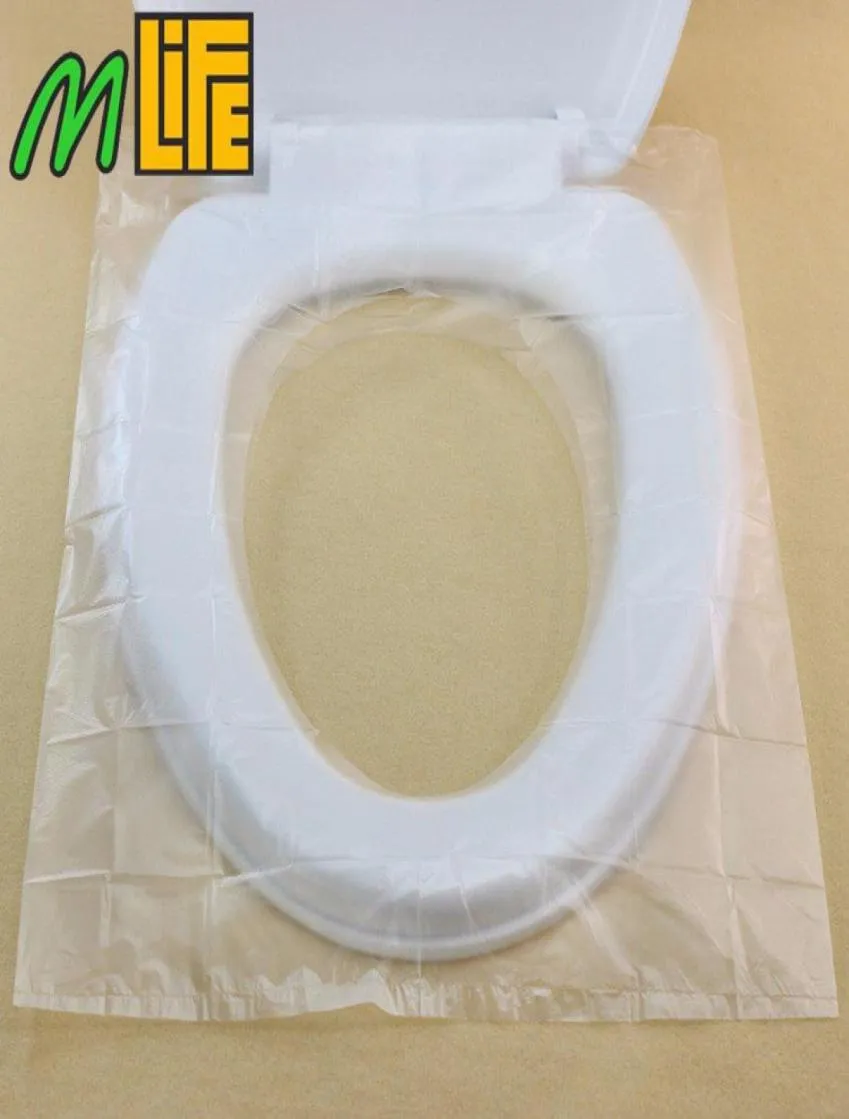 50pcsCarton Travel Safety Plastic Disposable Toilet Seat Cover Waterproof CleanningSafety Hatlth NonSlip 4048cm2572499