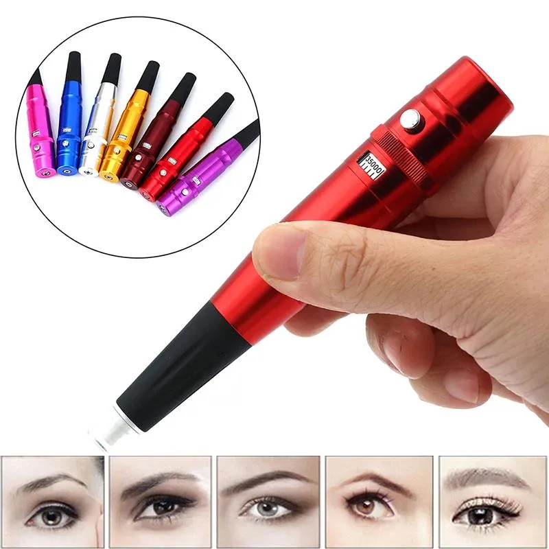 Macchina 5 colori 1 set trucco per sopracciglia sopracciglio labbro tatuaggio Hine penna pistola tatuaggio trucco permanente penna Hine