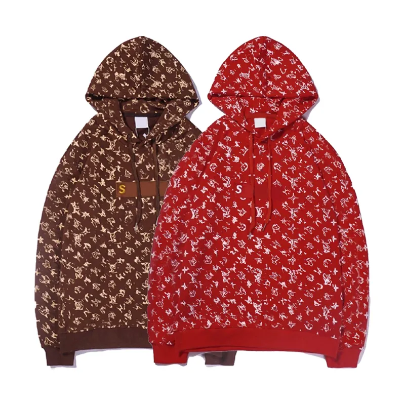 Autumn Winter Designer Mens Hoodies Sweatshirts Pullover Hooded Letter Print Overized Jumoer Clothing Brand M-3XL