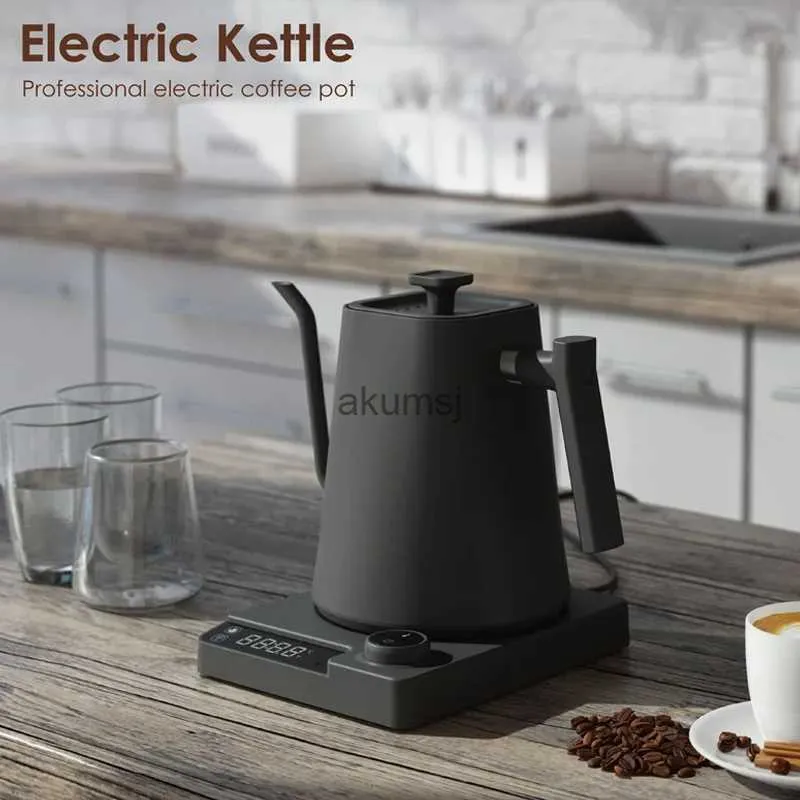 Electric Kettles 220V 110V 1200W Gooseneck water kettle with temperature control pour over electric Kettle for Coffee and Tea YQ240109