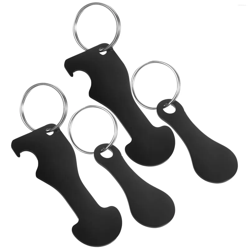 Sleutelhangers Token-sleutelhanger Winkelwagen Draagbare trolleyopener Kleine tokens Flesopeners