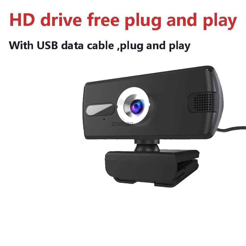 Webbkameror 1080p HD Web Camera Auto Focus Webcam CMOS USB Computer PC Camera med MIC för videor Calling Network Teaching Office MeetingL240105