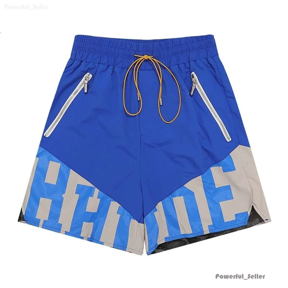 Designer Shorts Rhude Shorts Summer Fashion Pantalons de plage Hommes de haute qualité Rhude Street Wear Rouge Bleu Noir Pantalon Violet Hommes Marque Court 5351