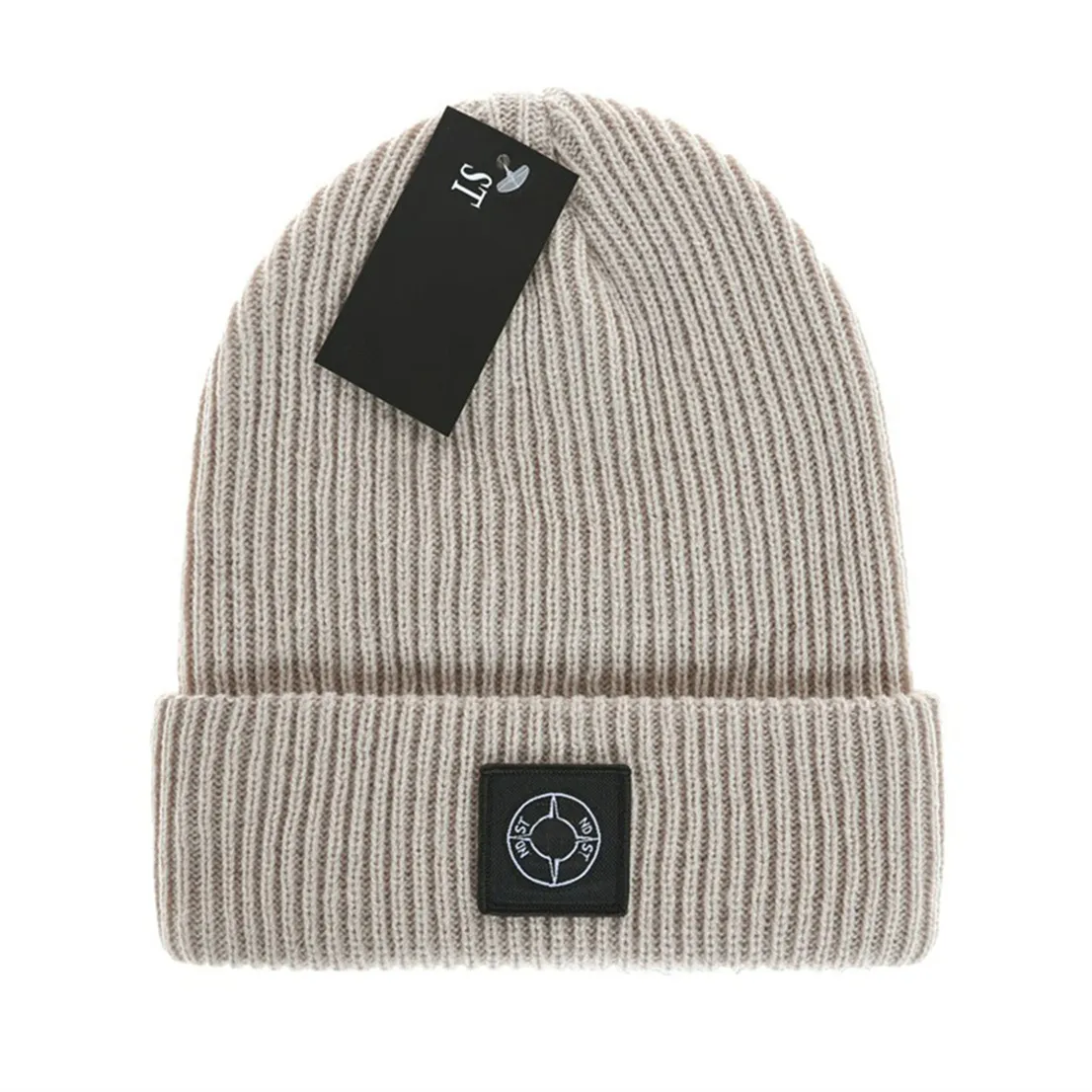 Beanie beanie lyxig beanie hatt temperament mångsidig mössa stickad hatt varm design hatt högre kvalitet hatt bra fin f-12