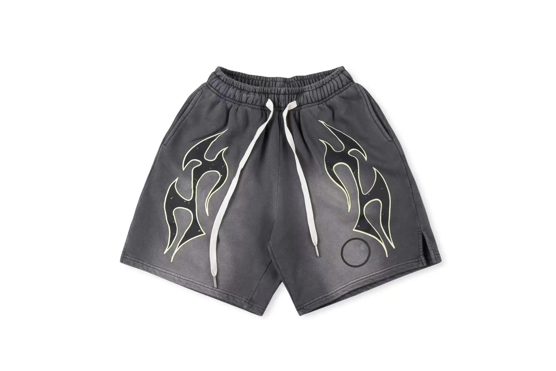 Shorts respirants nouveaux hommes femmes haut court hip hop shorts lâche course jogging fitness Newyork City lettre géométrique imprimé vêtements taille s-xl noir bleu rose