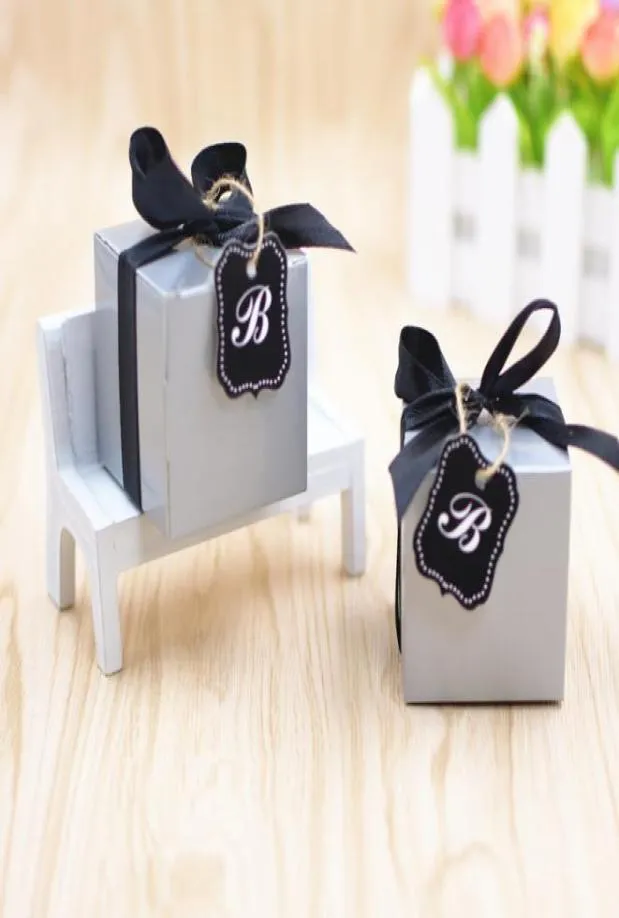 in bulk 100pcs lot wedding party wrapping elegant grey square candy boxes favor holders9957329