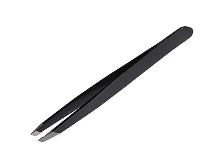 26pcslot High Quality Professional Eyebrow Tweezers Hair Beauty Slanted Stainless Steel Tweezer Tool for Daily Use7334704