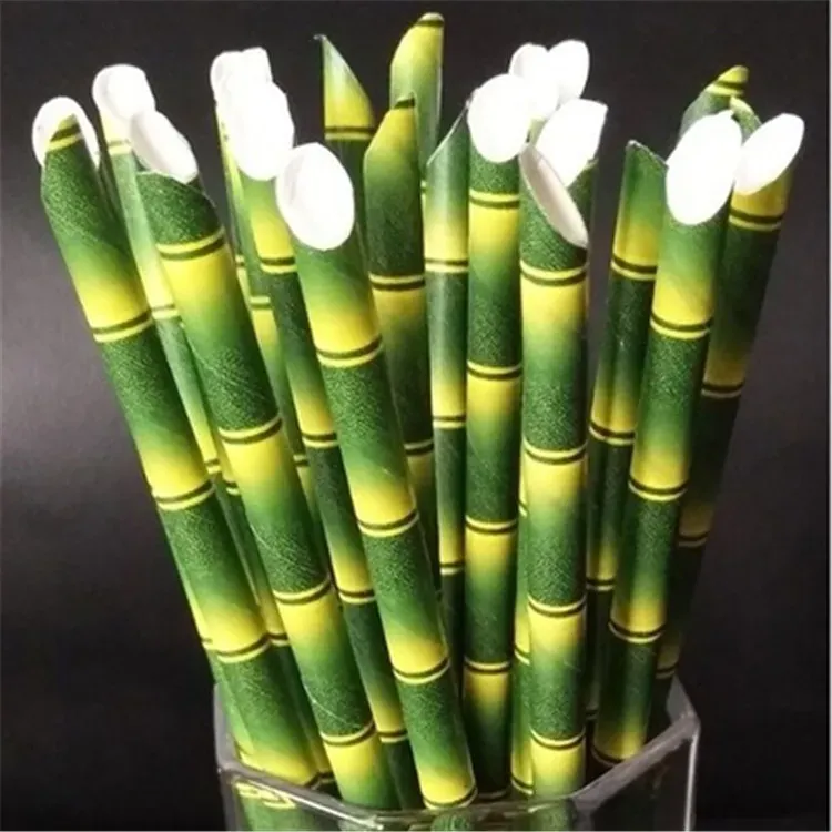 Biodegradable Bamboo Straw Paper Green Straw Eco Friendly Straw Paper Drink a on Promotion