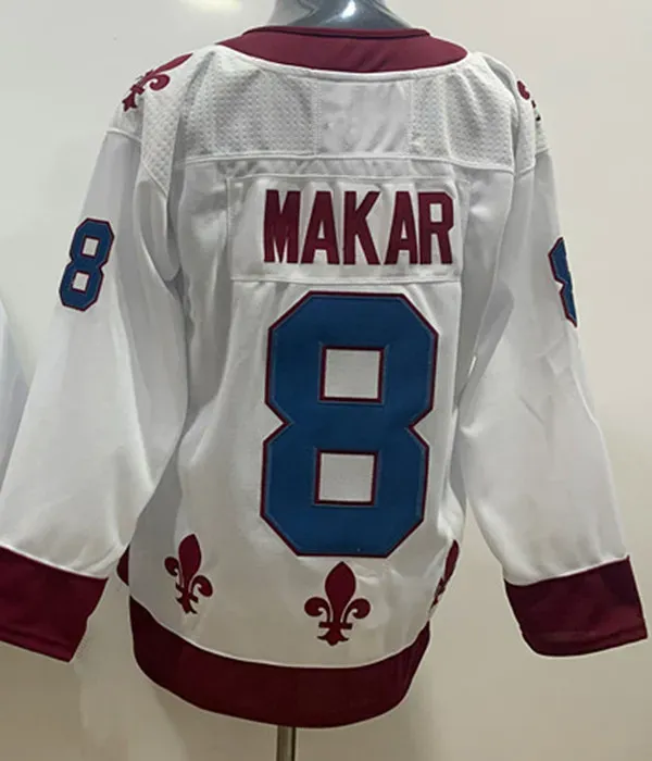 Cale Makar Colorado Reverse Retro Hockey Jerseys Gabriel Landeskog Nathan MacKinnon Mikko Rantanen Valeri Nichushkin Josh Manson Devon Toews Lehkonen Rodrigues